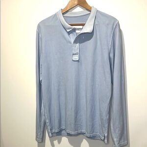 Men’s Peter manning baby Blue Polo Shirt size XL
